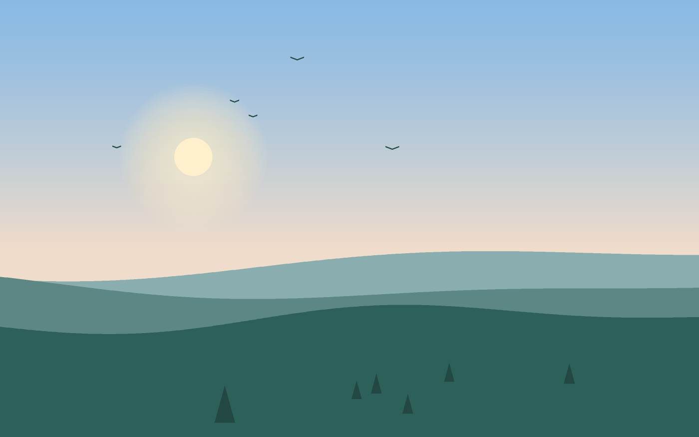 Landschaftsillustration