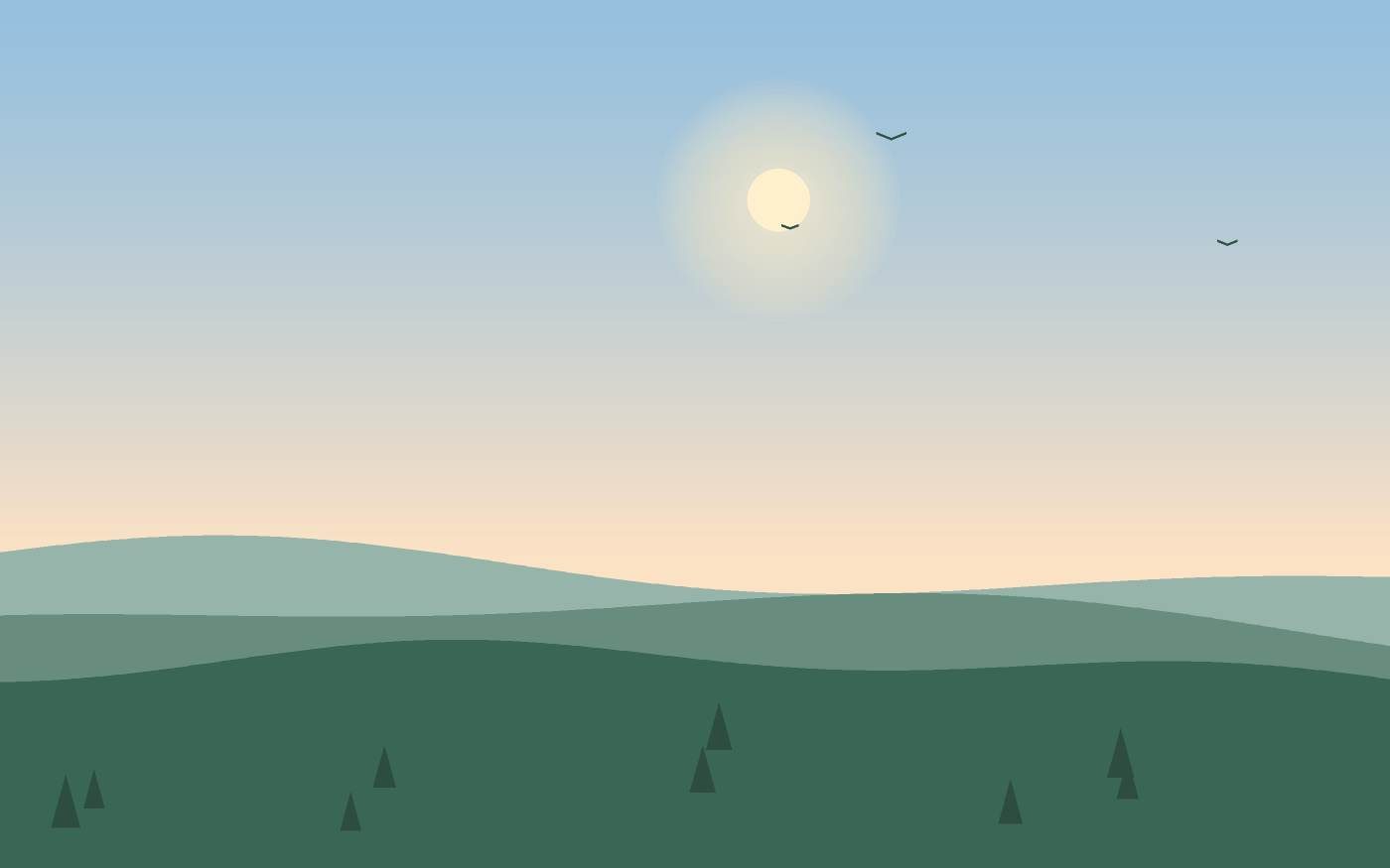 Landschaftsillustration