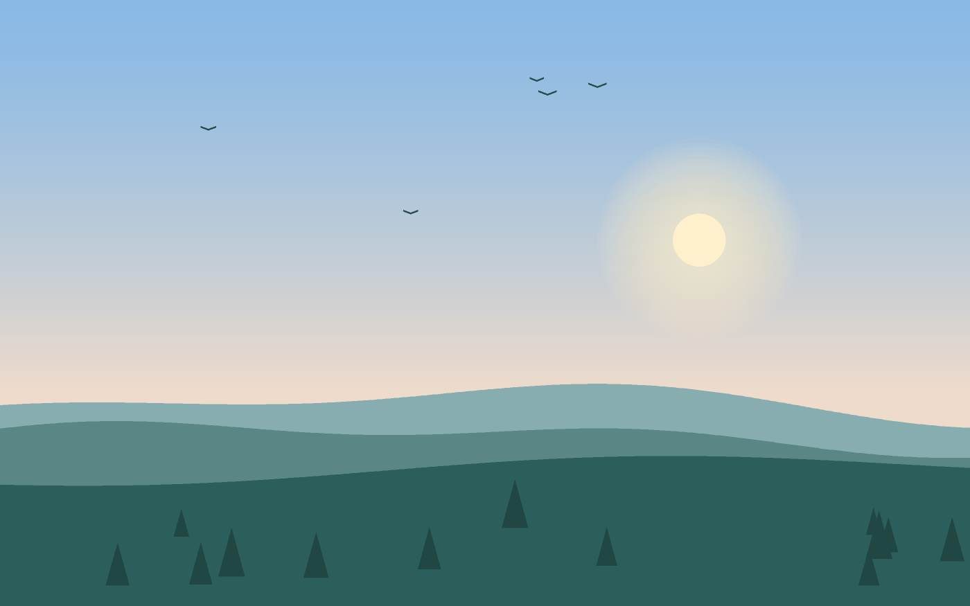 Landschaftsillustration
