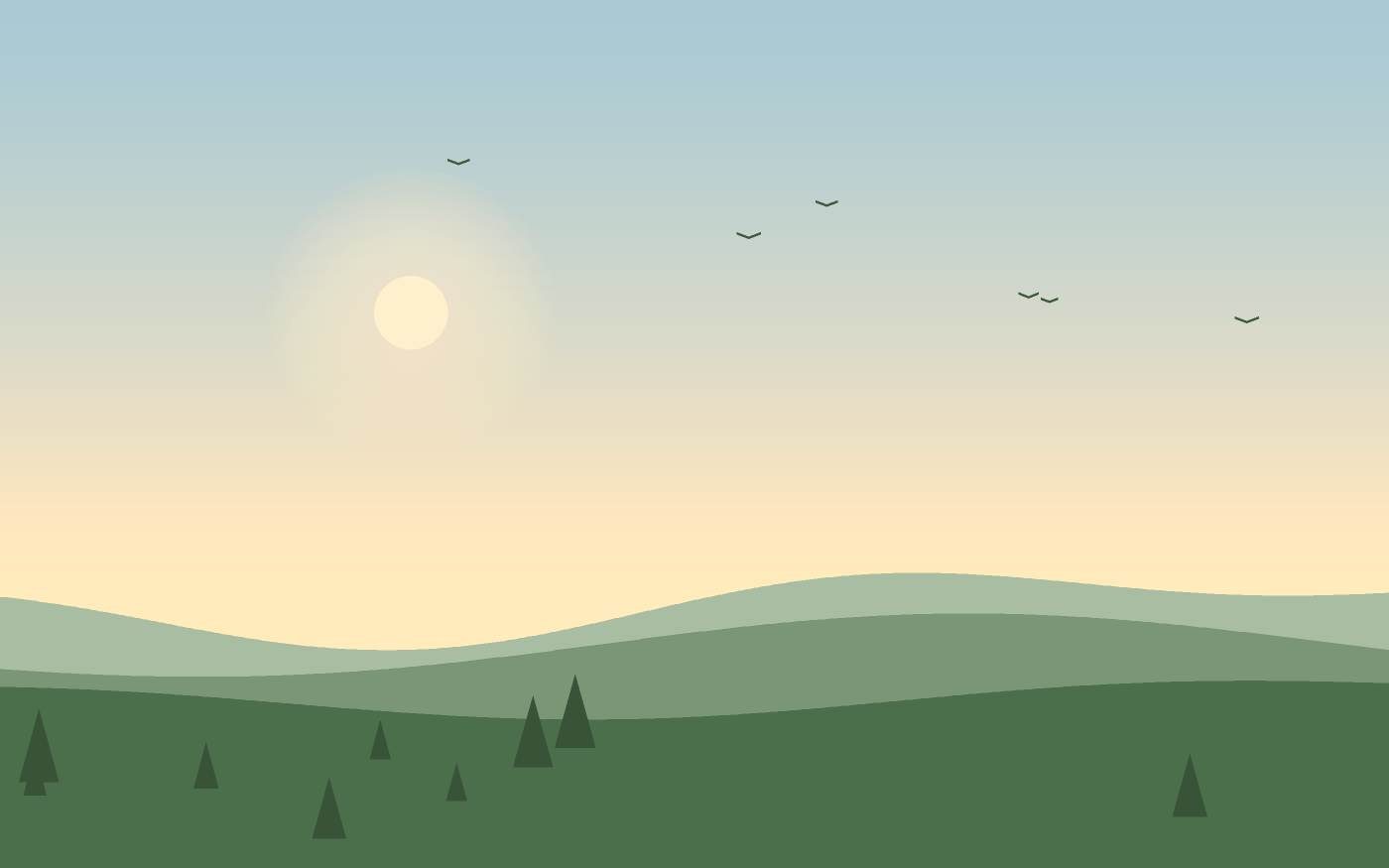 Landschaftsillustration