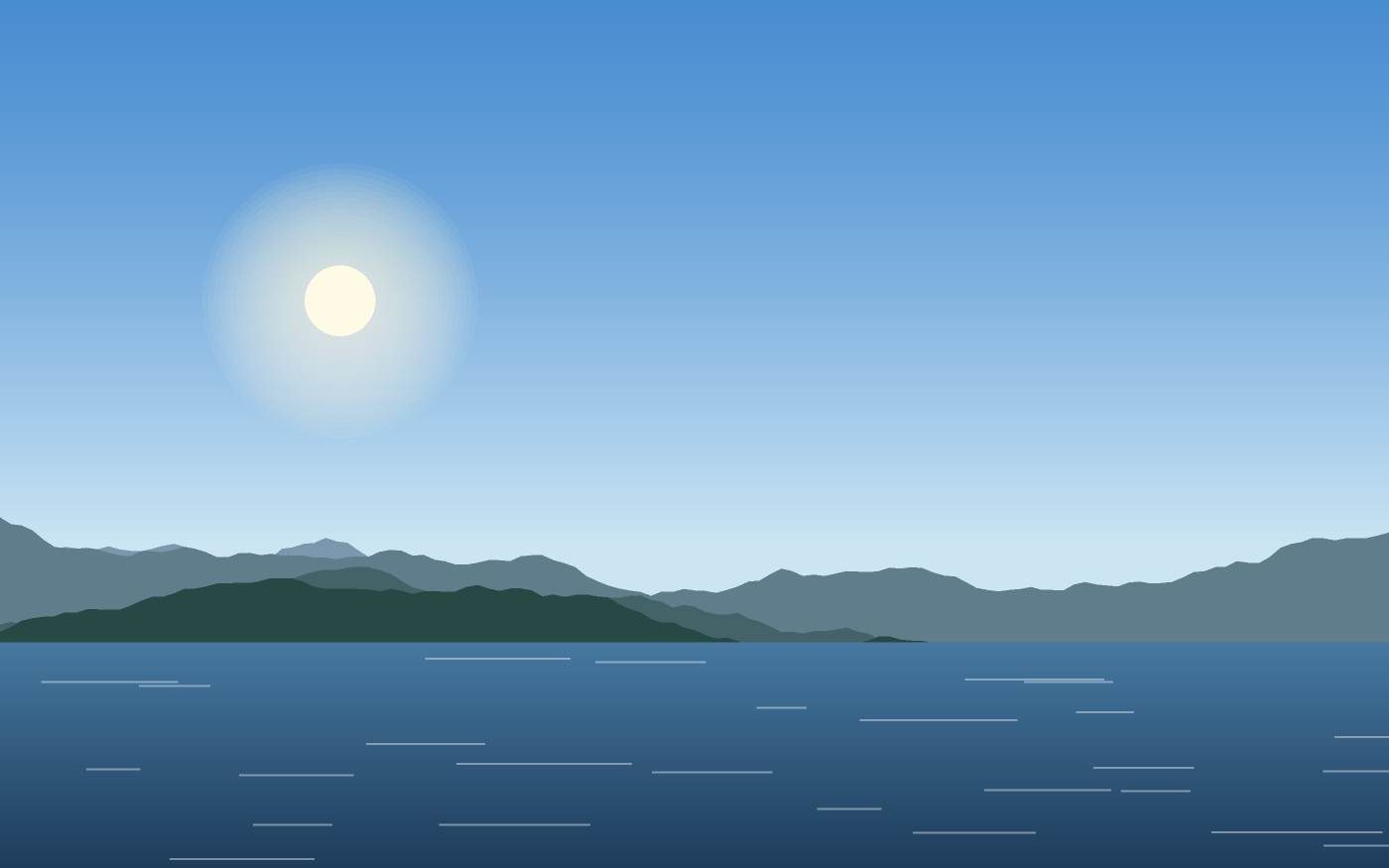 Landschaftsillustration