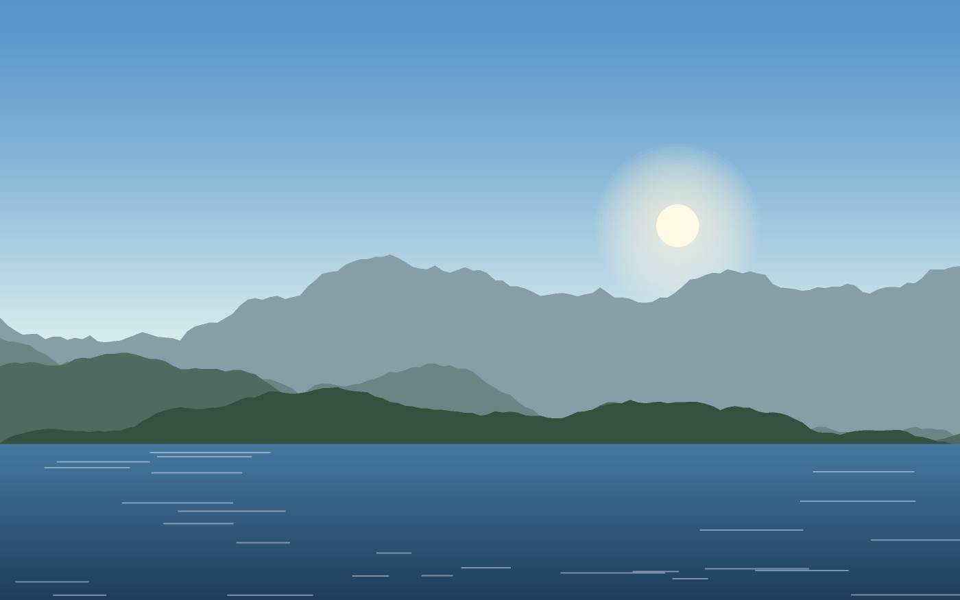 Ilustración de un paisaje