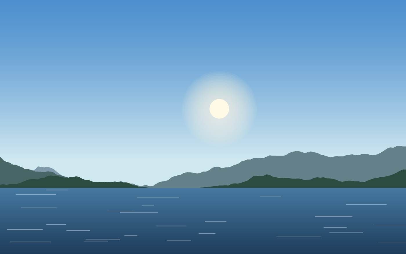 Ilustración de un paisaje