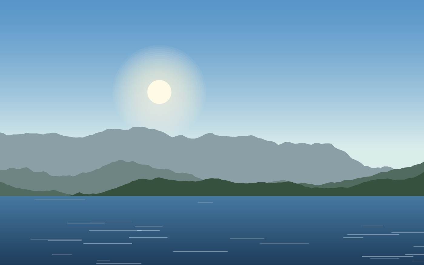 Ilustración de un paisaje