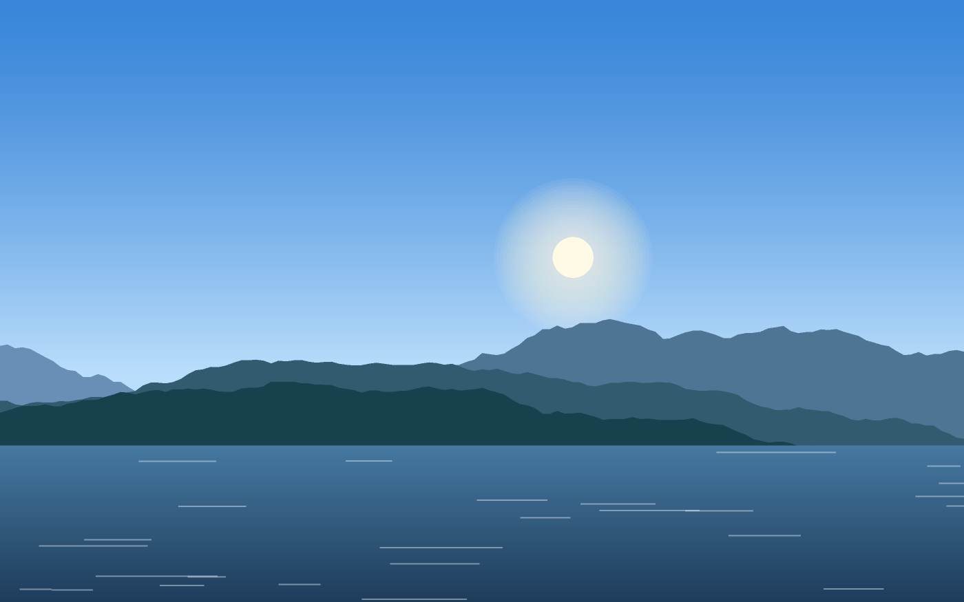 Ilustración de un paisaje