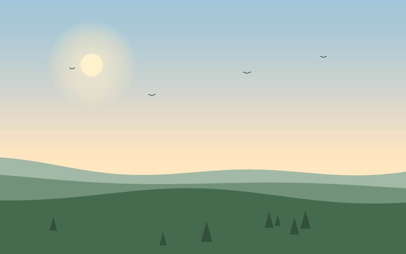 Landschapsillustratie