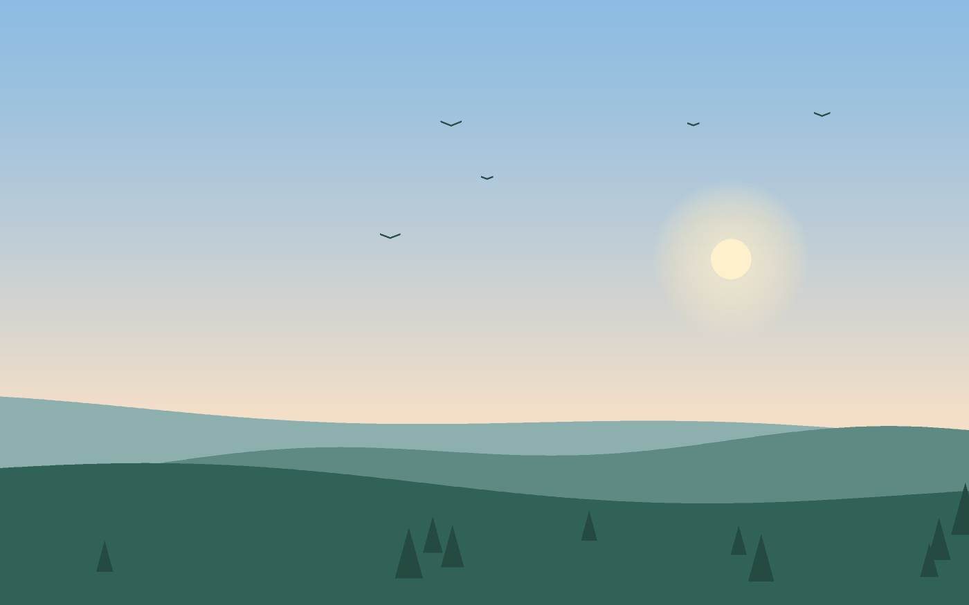 Landschapsillustratie