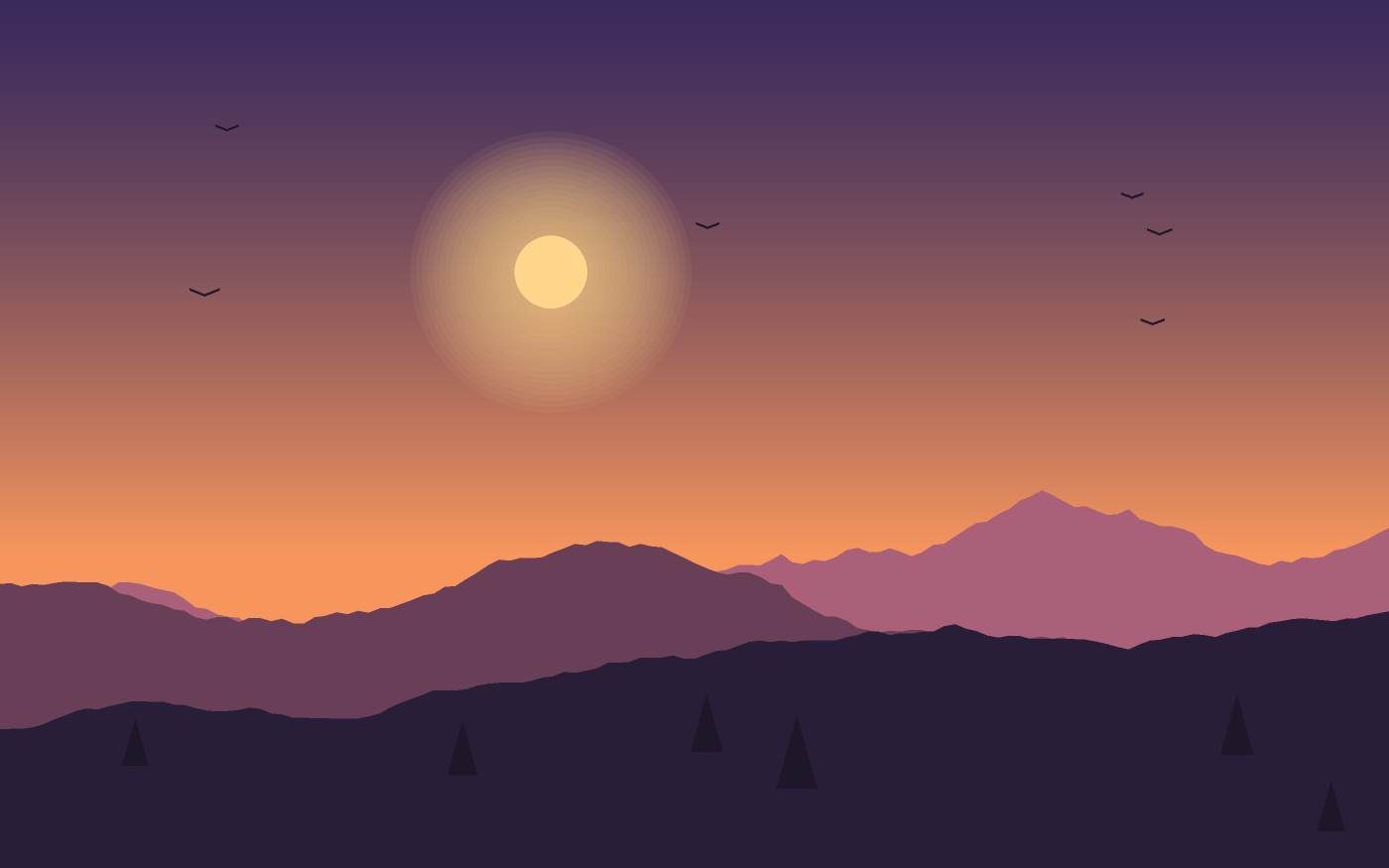 Ilustracja krajobrazu
