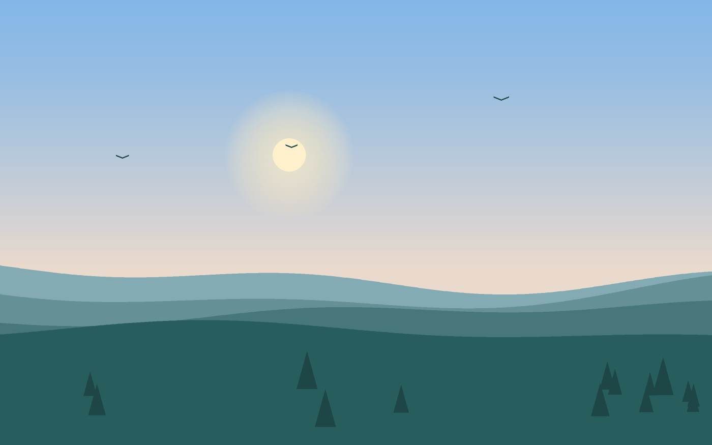 Ilustracja krajobrazu