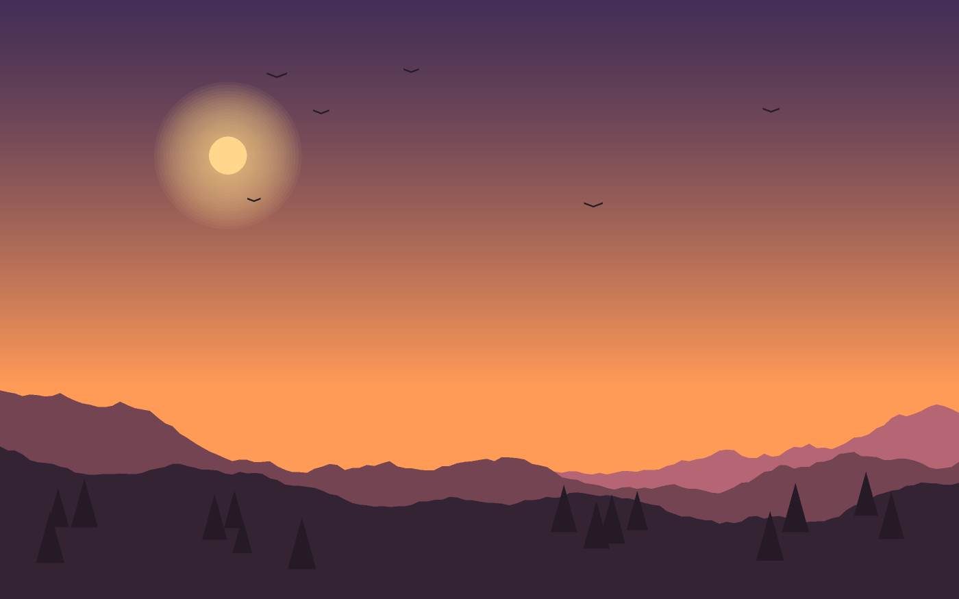 Ilustracja krajobrazu